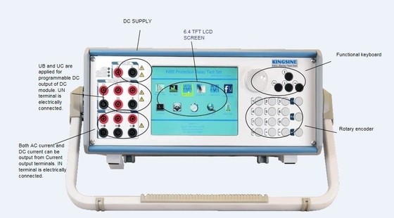 Mua K68i 7 kênh bảo vệ rơ le kiểm tra GPS bên ngoài với màn hình LCD TFT sản xuất trực tuyến